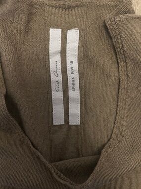 Rick Owens Sweater or dress in Olive Brown